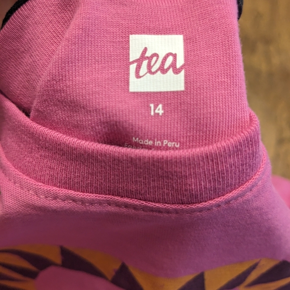 Tea Collection Snake Graphic Kids Shirt Size 14 Nwt - Picture 2 of 2